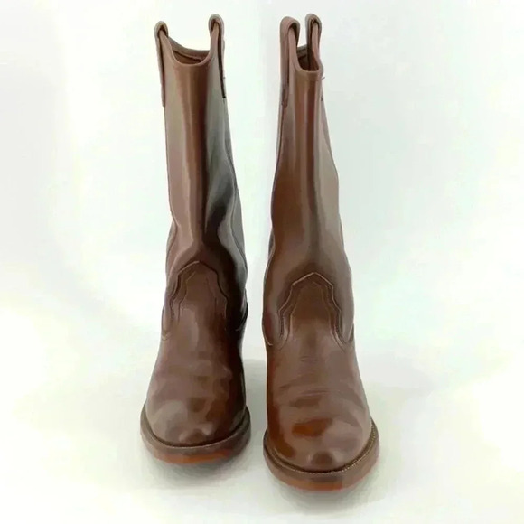 RED WING WOMEN'S HEELED BOOT IN PECAN BOUNDARY LEATHER - Picture 2 of 8